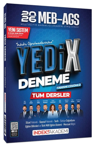 2026 MEB-AGS Tüm Dersler YediX 7 Deneme Çözümlü İndeks Akademi Yayıncılık Fenomen Fotokopi - YKS - KPSS - ALES