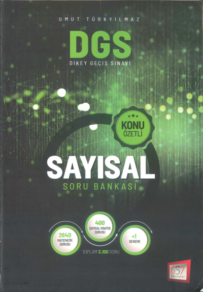 UMUT TÜRKYILMAZ DGS SAYISAL KONU ÖZETLİ SORU BANKASI Fenomen Fotokopi - YKS - KPSS - ALES