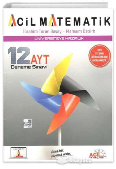 AYT Matematiğin İlacı 12 Denemeleri Özel Baskı Acil Yayınları Fenomen Fotokopi - YKS - KPSS - ALES