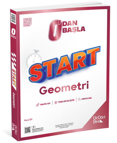 2027 Sıfırdan Başla Start Geometri ÜçDörtBeş Yayınları Fenomen Fotokopi - YKS - KPSS - ALES