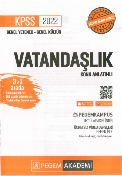 VATANDAŞLIK KONU ANLATIMI Fenomen Fotokopi - YKS - KPSS - ALES