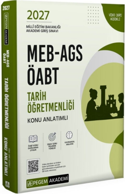 MEB AGS ÖABT Tarih Öğretmenliği Konu Anlatımlı Pegem Yayınları Fenomen Fotokopi - YKS - KPSS - ALES