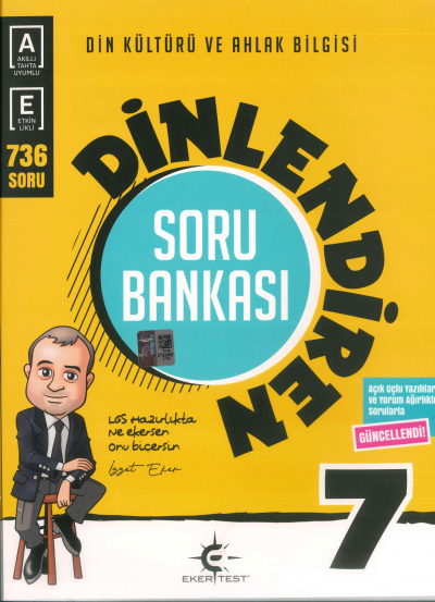7. Sınıf Dinlendiren Din Kültürü ve Ahlak Bilgisi Soru Bankası Eker Test Fenomen Fotokopi - YKS - KPSS - ALES