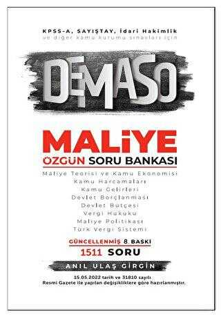 Anıl Ulaş Girgin KPSS A Grubu DEMASO Maliye Özgün Soru Bankası Anıl Ulaş Girgin Fenomen Fotokopi - YKS - KPSS - ALES