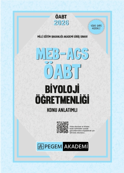 2026 MEB AGS ÖABT Biyoloji Öğretmenliği Konu Anlatımlı Pegem Yayınları Fenomen Fotokopi - YKS - KPSS - ALES