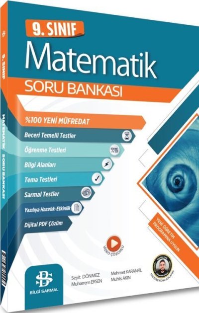 9. Sınıf Matematik Soru Bankası Bilgi Sarmal Yayınları Fenomen Fotokopi - YKS - KPSS - ALES