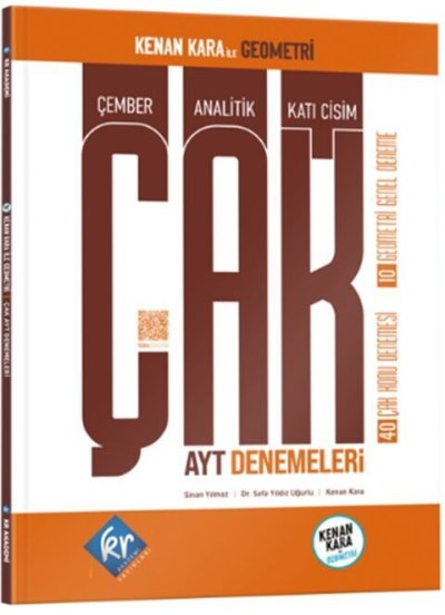Kenan Kara İle ÇAK AYT Denemeleri KR Akademi Yayınları Fenomen Fotokopi - YKS - KPSS - ALES