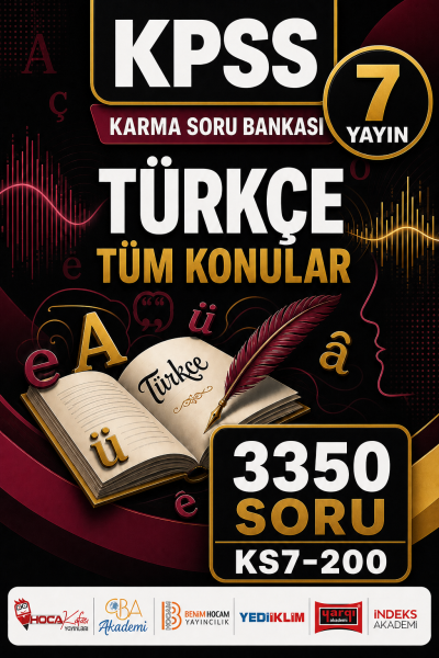 Türkçe Tüm Konular 7 Yayın 3350 Soru Fenomen Fotokopi - YKS - KPSS - ALES