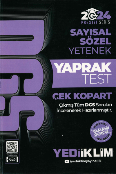 SAYISAL SÖZEL YETENEK ÇEK KOPART YAPRAK TEST Fenomen Fotokopi - YKS - KPSS - ALES