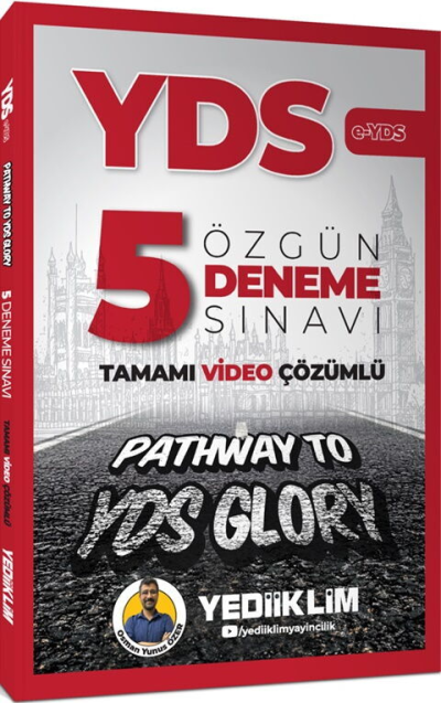 YDS Tamamı Video Çözümlü Özgün 5 Deneme Sınavı Yediiklim Yayınları Fenomen Fotokopi - YKS - KPSS - ALES