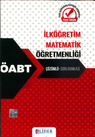 İLKÖĞRETİM MATEMATİK ÖĞRETMENLİĞİ ÇÖZÜMLÜ SORU BANKASI Fenomen Fotokopi - YKS - KPSS - ALES
