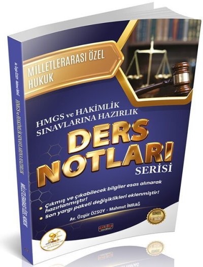 HUKAL HMGS HAKİMLİK Milletlerarası Özel Hukuk Ders Notları Savaş Yayınları Fenomen Fotokopi - YKS - KPSS - ALES