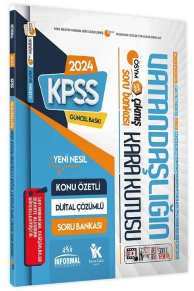 VATANDAŞLIĞIN KARA KUTUSU ÇIKMIŞ SORU BANKASI Fenomen Fotokopi - YKS - KPSS - ALES