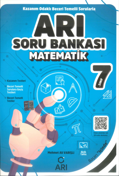 7. Sınıf Matematik Arı Soru Bankası Arı Yayınları Fenomen Fotokopi - YKS - KPSS - ALES