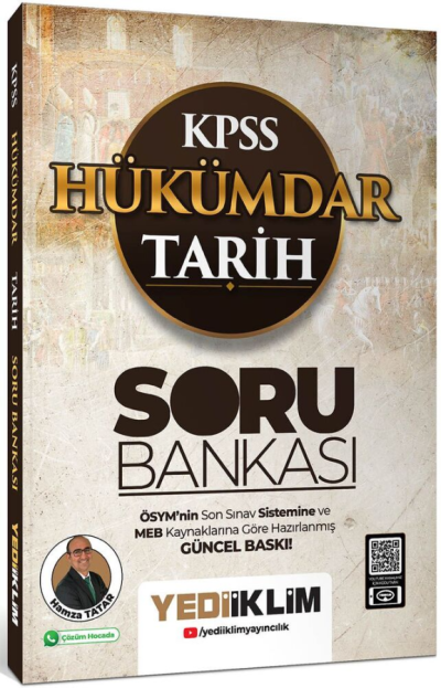 KPSS Tarih Hükümdar Soru Bankası Yediiklim Yayınları Fenomen Fotokopi - YKS - KPSS - ALES