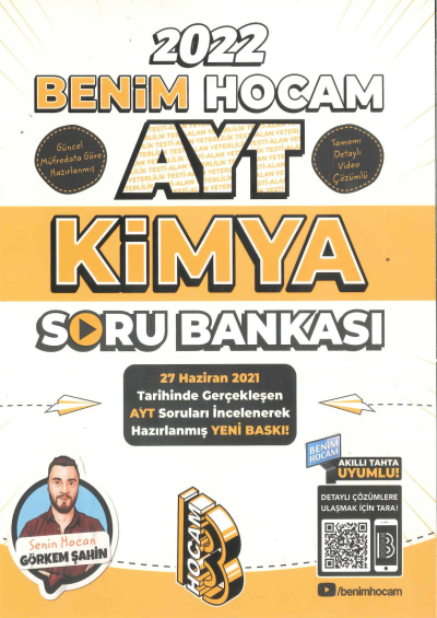 AYT Kimya Soru Bankası Fenomen Fotokopi - YKS - KPSS - ALES