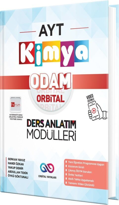 AYT Kimya Ders Anlatım Modülleri Orbital Yayınları Fenomen Fotokopi - YKS - KPSS - ALES