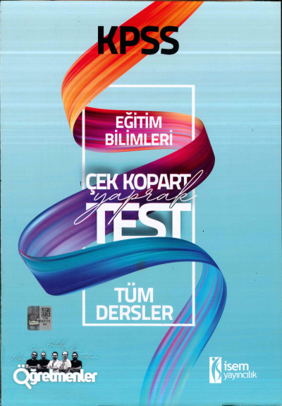 EĞİTİM BİLİMLERİ TÜM DERSLER YAPRAK TEST Fenomen Fotokopi - YKS - KPSS - ALES