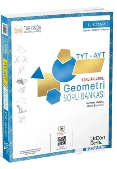 TYT-AYT Geometri Soru Bankası (1. Kitap) 2024 Model Fenomen Fotokopi - YKS - KPSS - ALES