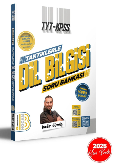 TYT - KPSS Taktiklerle Dil Bilgisi Tamamı Video Çözümlü Soru Bankası Benim Hocam Yayınları Fenomen Fotokopi - YKS - KPSS - ALES