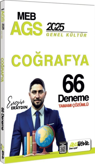2025 MEB AGS Türkiye Coğrafyası Tamamı Çözümlü 33 Deneme Sınavı HocaWebde Yayınları Fenomen Fotokopi - YKS - KPSS - ALES