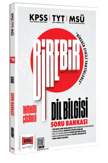 Birebir Tamamı Çözümlü Dil Bilgisi Soru Bankası Yargı Yayınları Fenomen Fotokopi - YKS - KPSS - ALES