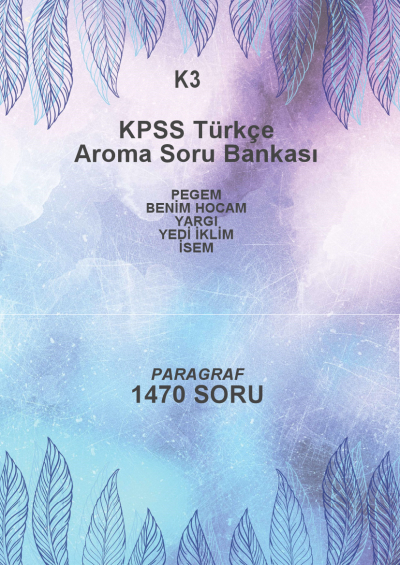 PARAGRAF --1470 SORU-- Fenomen Fotokopi - YKS - KPSS - ALES