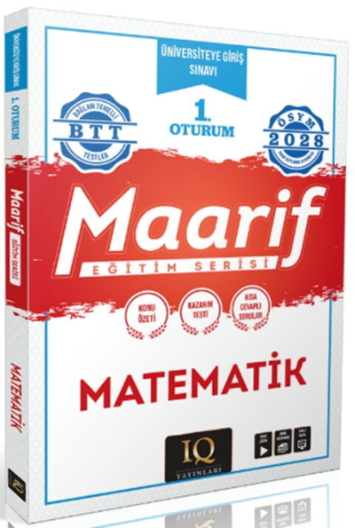 2028 TYT Matematik Maarif Eğitim Serisi 1. Oturum IQ Yayınları Fenomen Fotokopi - YKS - KPSS - ALES