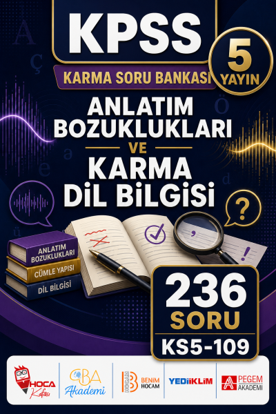 Anlatım Bozuklukları ve Karma Dil Bilgisi 5 Yayın 236 Soru Fenomen Fotokopi - YKS - KPSS - ALES