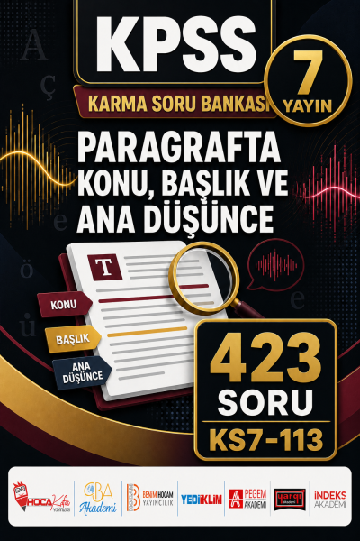 Paragrafta Konu, Başlık ve Ana Düşünce 7 Yayın 423 Soru Fenomen Fotokopi - YKS - KPSS - ALES
