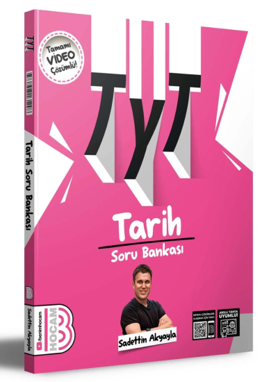 TYT Tarih Tamamı Çözümlü Soru Bankası Benim Hocam Yayınları Fenomen Fotokopi - YKS - KPSS - ALES