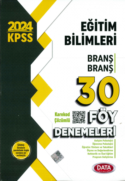 BRANŞ BRANŞ 30 DENEME KAREKOD ÇÖZÜMLÜ TÜM DERSLER Fenomen Fotokopi - YKS - KPSS - ALES