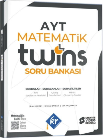 2027 AYT Twins Matematik Soru Bankası KR Akademi Fenomen Fotokopi - YKS - KPSS - ALES