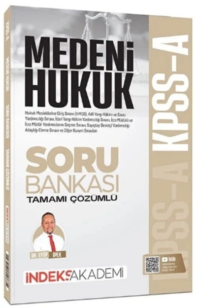 KPSS A Grubu Medeni Hukuk Soru Bankası İndeks Akademi Fenomen Fotokopi - YKS - KPSS - ALES