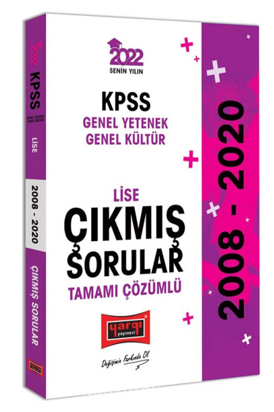 KPSS Genel Yetenek Genel Kültür Lise Tamamı Çözümlü Çıkmış Sorular 2008-2020 Fenomen Fotokopi - YKS - KPSS - ALES
