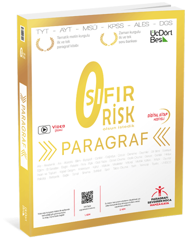 Paragraf Sıfır Risk 2024 Fenomen Fotokopi - YKS - KPSS - ALES