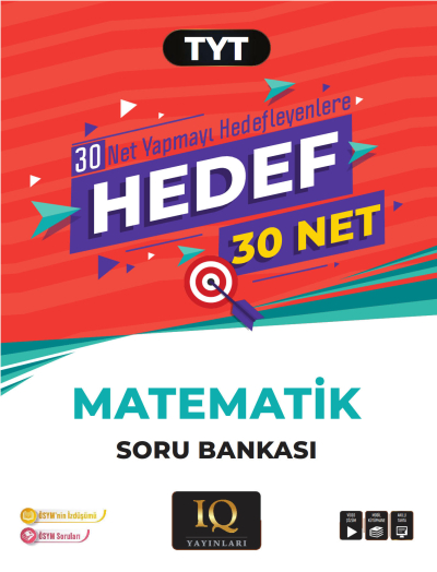 TYT Matematik Hedef 30 Soru Bankası IQ Yayınları Fenomen Fotokopi - YKS - KPSS - ALES