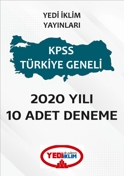 YEDİİKLİM 10 ADET DENEME Fenomen Fotokopi - YKS - KPSS - ALES