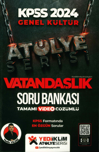 VATANDAŞLIK SORU BANKASI TAMAMI VİDEO ÇÖZÜMLÜ ATÖLYE SERİSİ Fenomen Fotokopi - YKS - KPSS - ALES