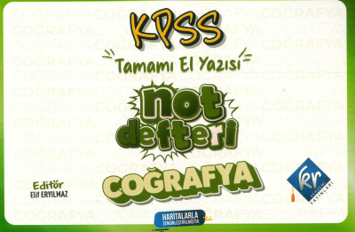 COĞRAFYA TAMAMI EL YAZISI NOT DEFTERİ Fenomen Fotokopi - YKS - KPSS - ALES