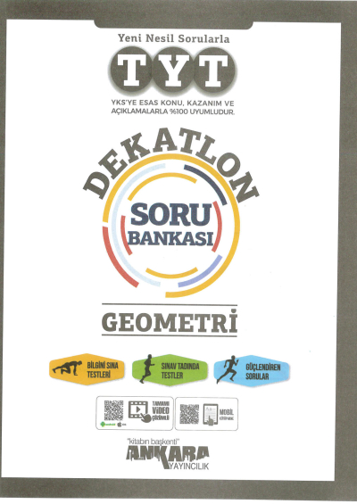 TYT GEOMETİ DEKATLON SORU BANKASI Fenomen Fotokopi - YKS - KPSS - ALES
