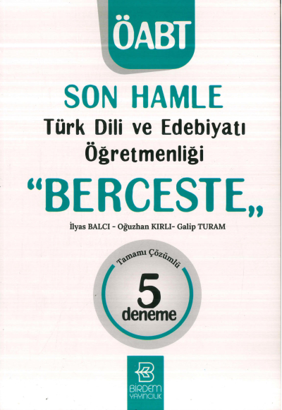 SON HAMLE BERCESTE 5 ÇÖZÜMLÜ DENEME Fenomen Fotokopi - YKS - KPSS - ALES
