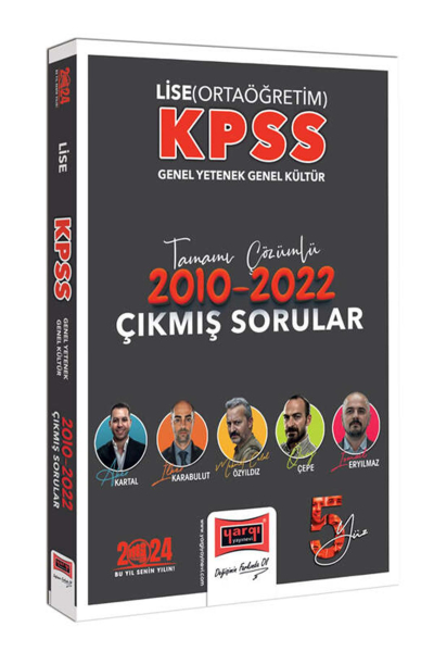 Lise (Ortaöğretim) Tamamı Çözümlü 2010-2022 Fenomen Fotokopi - YKS - KPSS - ALES