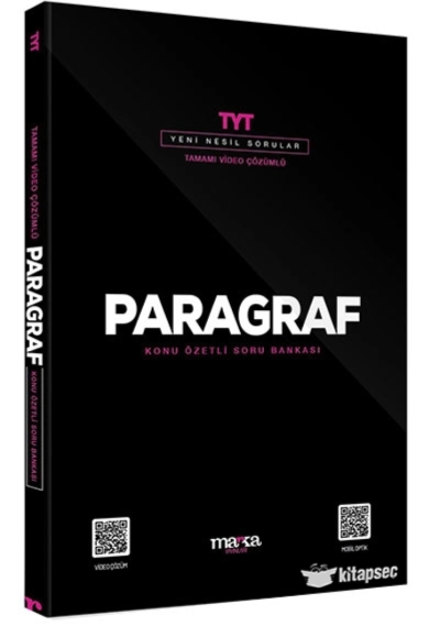2024 TYT Paragraf Konu Özetli Yeni Nesil Soru Bankası Tamamı Video Çözümlü Fenomen Fotokopi - YKS - KPSS - ALES