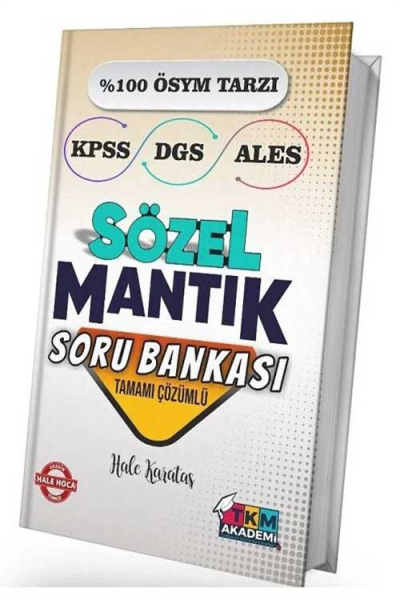 SÖZEL MANTIK SORU BANKASI TAMAMI ÇÖZÜMLÜ HALE KARATAŞ Fenomen Fotokopi - YKS - KPSS - ALES