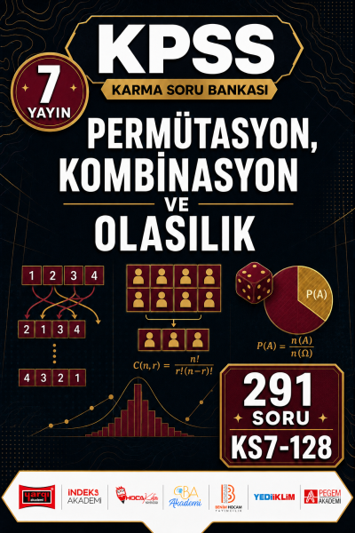 Permütasyon, Kombinasyon ve Olasılık 7 Yayın 291 Soru Fenomen Fotokopi - YKS - KPSS - ALES