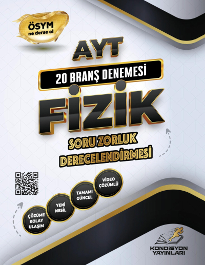 AYT Fizik 20 Kondisyon Denemesi Kondisyon Yayınları Fenomen Fotokopi - YKS - KPSS - ALES