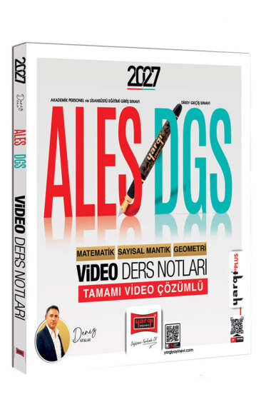 2027 ALES DGS Matematik Sayısal Mantık Geometri Video Ders Notları Yargı Yayınları Fenomen Fotokopi - YKS - KPSS - ALES