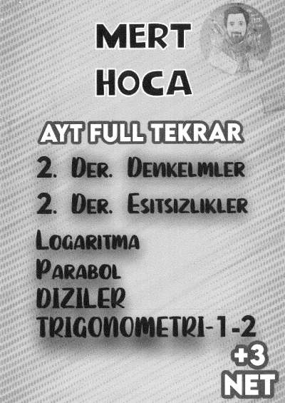 Mert Hoca AYT Full Tekrar Fenomen Fotokopi - YKS - KPSS - ALES