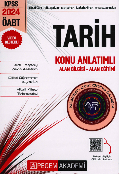 ÖABT TARİH KONU ANLATIMLI ALAN BİLGİSİ-ALAN EĞİTİMİ Fenomen Fotokopi - YKS - KPSS - ALES